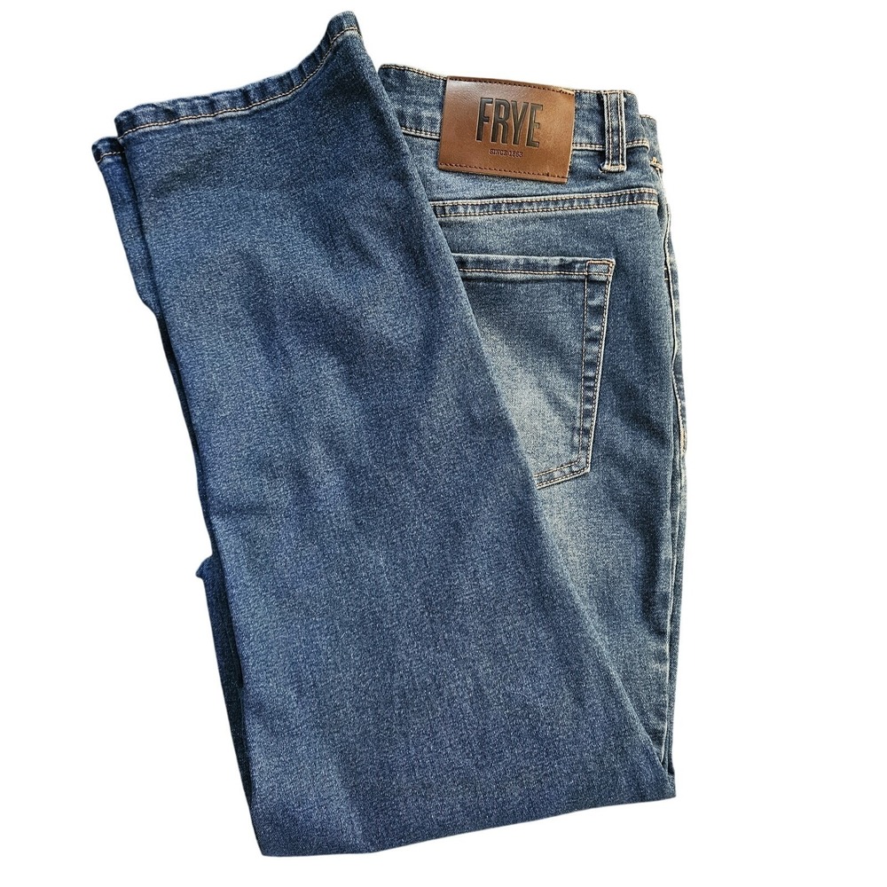 Frye Amari Wash High Rise Jeans Women's Size 6/28 Cuffed/Uncuffed